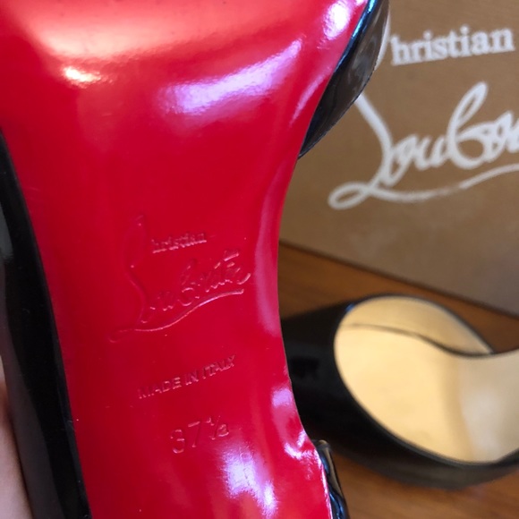Christian Louboutin Iriza in black patent (7.5) - Picture 8 of 8